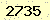 請輸入此驗證碼 : 2735