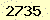 請輸入此驗證碼 : 2735