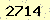 請輸入此驗證碼 : 2714