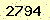 請輸入此驗證碼 : 2794