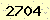 請輸入此驗證碼 : 2704