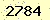 請輸入此驗證碼 : 2784