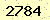 請輸入此驗證碼 : 2784