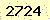 請輸入此驗證碼 : 2724