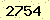 請輸入此驗證碼 : 2754