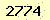 請輸入此驗證碼 : 2774
