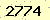 請輸入此驗證碼 : 2774