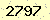 請輸入此驗證碼 : 2797