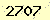 請輸入此驗證碼 : 2707