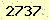 請輸入此驗證碼 : 2737