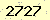 請輸入此驗證碼 : 2727