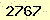 請輸入此驗證碼 : 2767