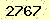 請輸入此驗證碼 : 2767