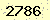 請輸入此驗證碼 : 2786
