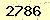 請輸入此驗證碼 : 2786