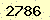 請輸入此驗證碼 : 2786