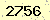 請輸入此驗證碼 : 2756