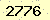 請輸入此驗證碼 : 2776