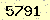 請輸入此驗證碼 : 5791