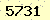 請輸入此驗證碼 : 5731