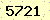 請輸入此驗證碼 : 5721
