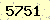 請輸入此驗證碼 : 5751