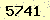 請輸入此驗證碼 : 5741