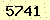 請輸入此驗證碼 : 5741