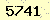 請輸入此驗證碼 : 5741