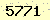 請輸入此驗證碼 : 5771