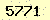 請輸入此驗證碼 : 5771
