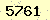 請輸入此驗證碼 : 5761