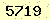 請輸入此驗證碼 : 5719