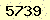 請輸入此驗證碼 : 5739