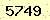 請輸入此驗證碼 : 5749