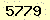 請輸入此驗證碼 : 5779