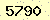 請輸入此驗證碼 : 5790