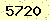 請輸入此驗證碼 : 5720