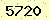 請輸入此驗證碼 : 5720