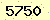 請輸入此驗證碼 : 5750