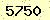請輸入此驗證碼 : 5750