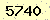 請輸入此驗證碼 : 5740