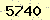 請輸入此驗證碼 : 5740
