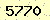 請輸入此驗證碼 : 5770