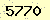 請輸入此驗證碼 : 5770