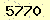 請輸入此驗證碼 : 5770