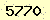 請輸入此驗證碼 : 5770