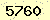 請輸入此驗證碼 : 5760