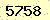 請輸入此驗證碼 : 5758