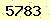 請輸入此驗證碼 : 5783